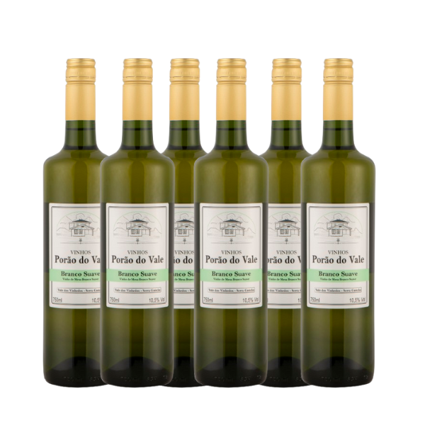 Kit 6 Branco Suave 750ml